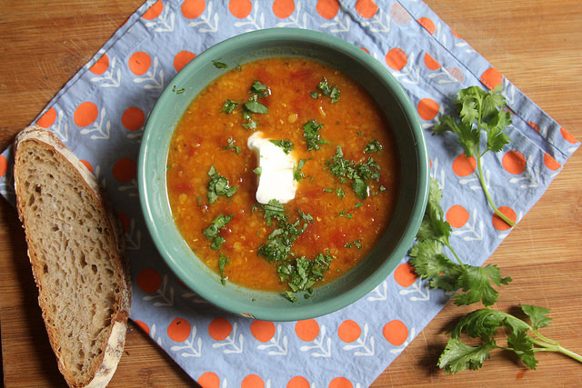 Spicy and Sour Tomato Lentil Soup (Rasam)