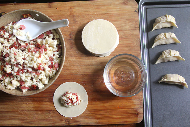 Pepperoni Pizza Dumplings