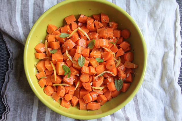 Moroccan salad bowl with preserved lemons - Lazy Cat Kitchen