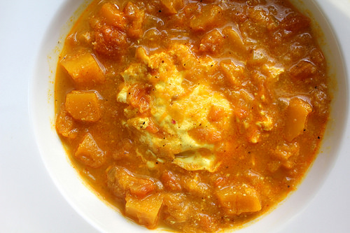 Egg Curry with Butternut Squash
