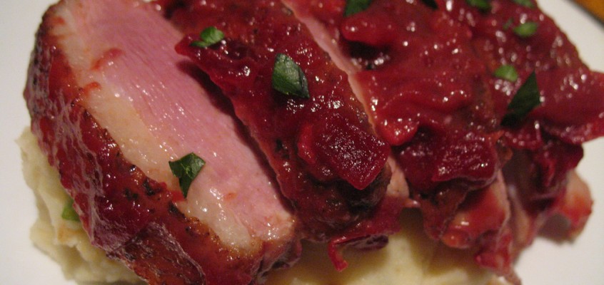Not-So-Strange Birds Part III: Cranberry Thai Curry Glazed Duck Breast with Coconut Mashed Potatoes