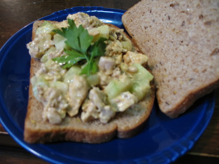 Curry Chicken Leftover Salad
