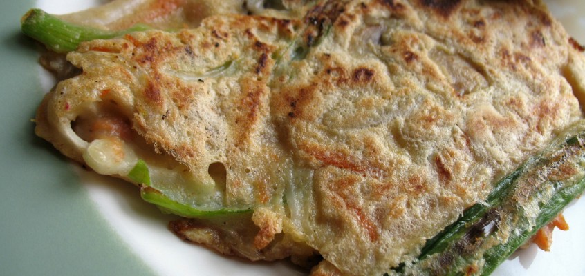 Fresh Veggie Korean Pancakes