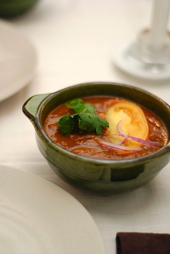 Spicy Squash and Chorizo Soup