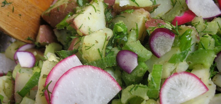 Mint Chutney Potato Salad