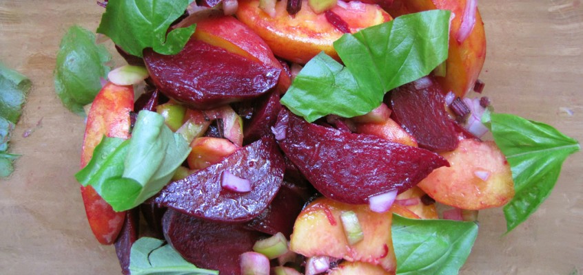 Peach and Roasted Beet Salad