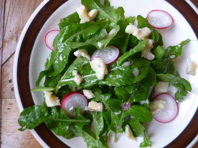 Arugula Salad with Wisconsin Blue Cheese