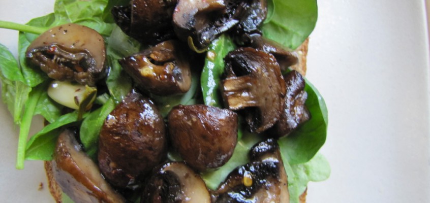 Roasted Mushrooms with Garlic, Chile and Rosemary