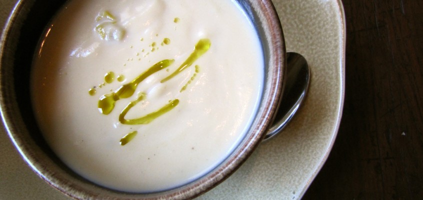 Creamy Rutabaga Leek Soup