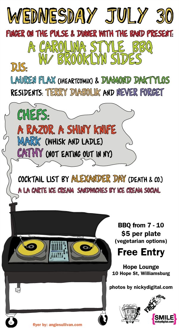 Cooking Out in NY: BBQ at Hope Lounge tomorrow