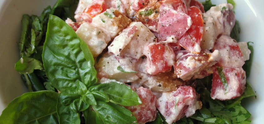 Pomato Ricotta Salad