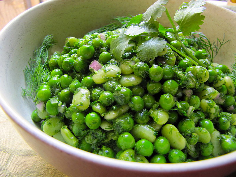 Herbed Pea and Lima Bean Salad