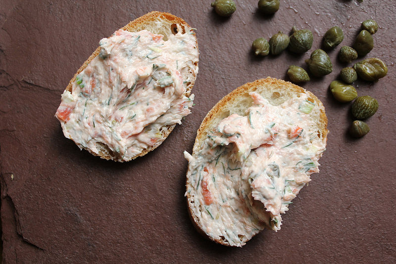 Smoked Salmon Spread with Capers and Dill